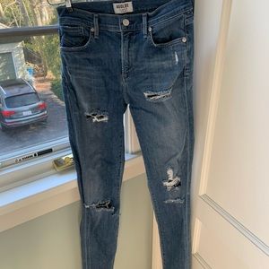 AGOLDE ripped jeans, light wash size 26